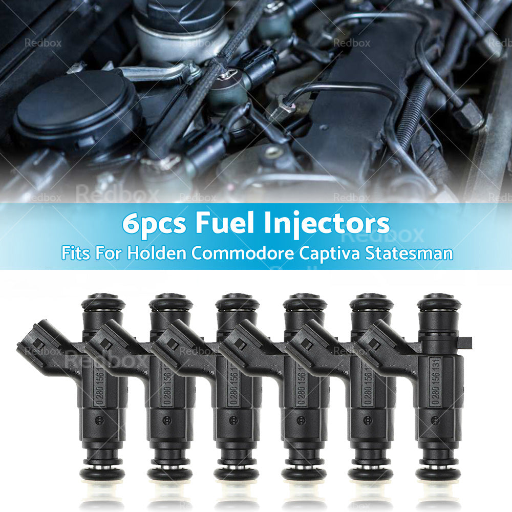 6Pcs Fuel Injectors For Holden Captiva Statesman Commodore VE VZ V6 0280156131