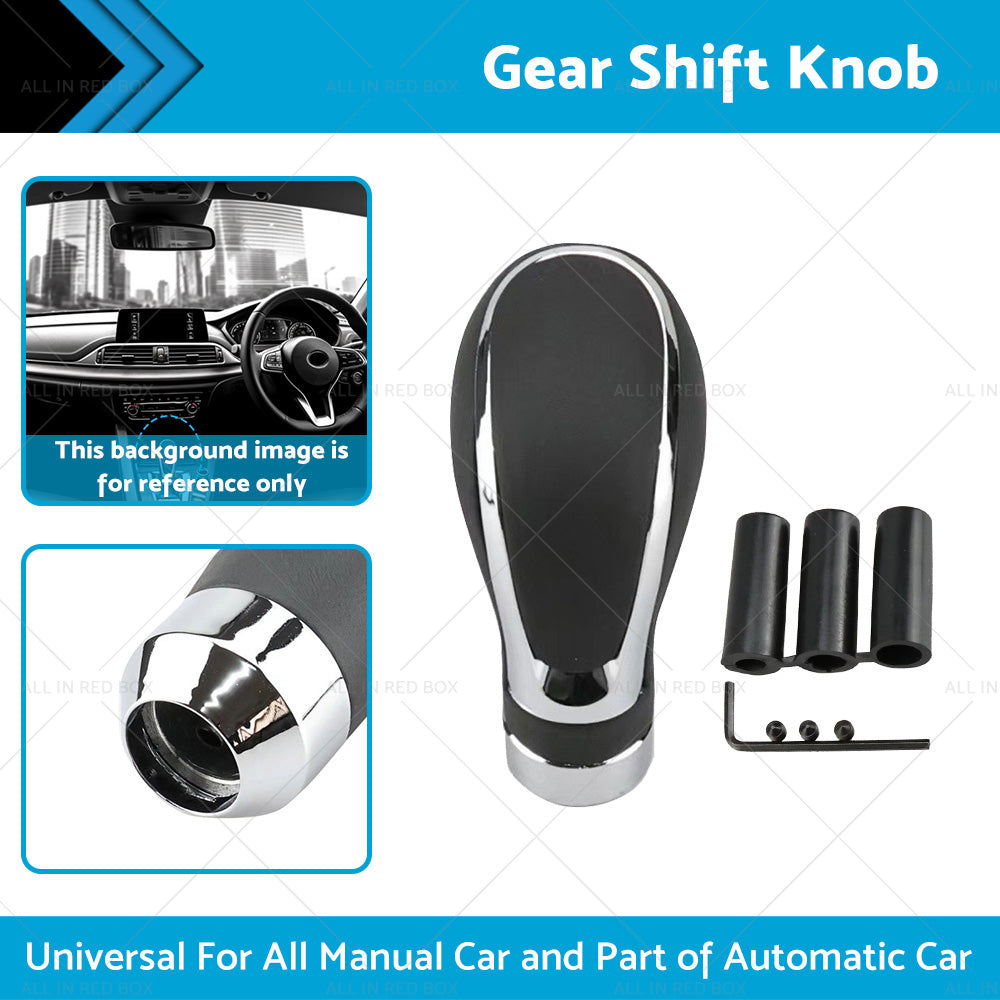 Universal Leather Automatic Auto Car Gear Stick Shift Knob Shifter Lever Cover