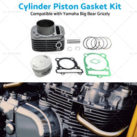 Cylinder Piston Gasket Top End Kit For Yamaha Grizzly 350 YFM350 4x4 2x4 2007-14