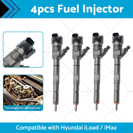 4PCS Fuel Injector Suitable for Hyundai iLoad   iMax 0445110275 33800-4A500