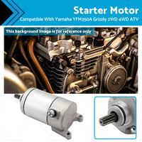 Starter Motor Suitable For Yamaha YFM350A Grizzly 2 4WD 2007 2008 2009 2013 2014