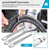 3PCS 24 Inch or 60CM Tyre Levers Bike Quad Car Van Motorcycle Scooter Wheel