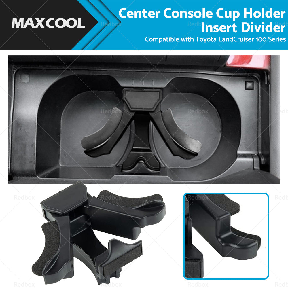 Center Console Cup Holder Divider Suitable For Toyota LandCruiser 100 Series