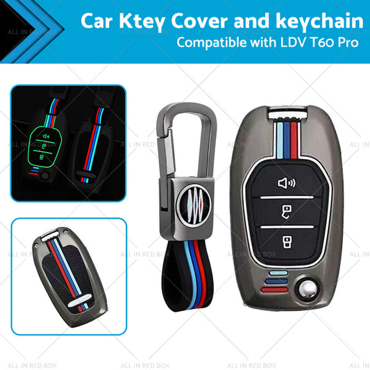 Zinc Alloy Car Flip Remote Key Fob Case Cover Shell Suitable For LDV T60 Pro