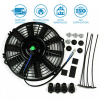 2PCS 9inch 12V 80w Electric Radiator Fan+Mounting Kits fits for Holden Commodore