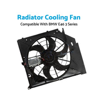 {{ Radiator Cooling Fan Suitable for BMW E46 with control mod and brush motor }} - Buy Car Parts Online at {{ Kaka Auto Parts }}.