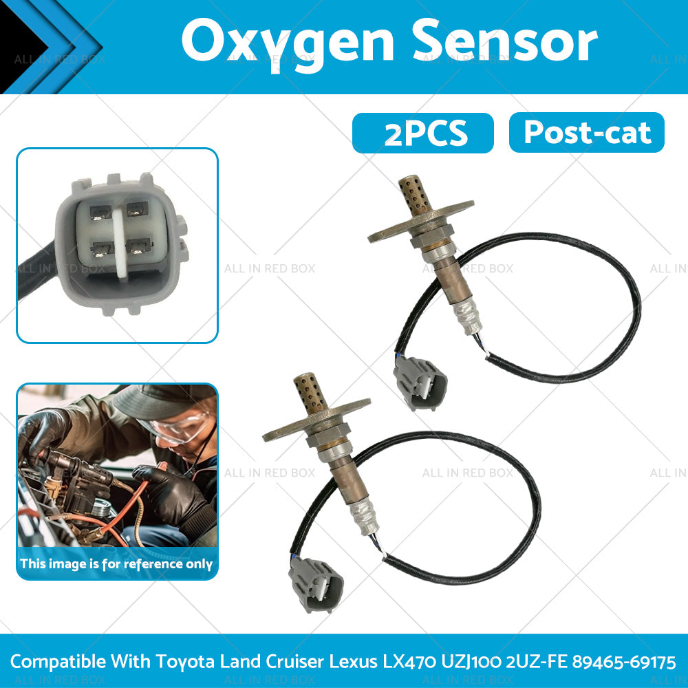 2Pcs Oxygen Sensor Suitable For Toyota Land Cruiser Lexus LX470 UZJ100 2UZ-FE