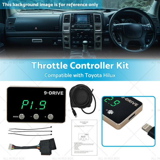 9 Mode EVC Throttle Controller Kit Suitable for Toyota Hilux V6 2WD & 4WD 05-15