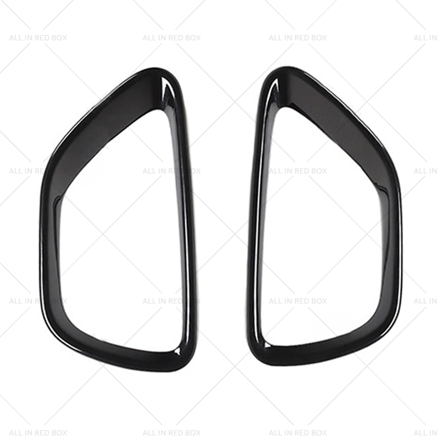 2x Front Fog Light Fog Lamp Frame Covers Suitable for 14-16 Jeep Grand Cherokee