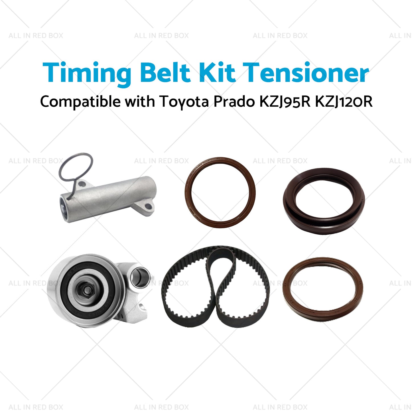 Timing Belt and Tensioner Kit Suitable for Toyota Prado KZJ95R KZJ120R 1KZ-TE 96-07