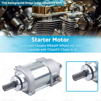 Starter Motor Suitable for Yamaha WR450F 2GC-81890-00 YZ450FX YZ450 16-18 WR450