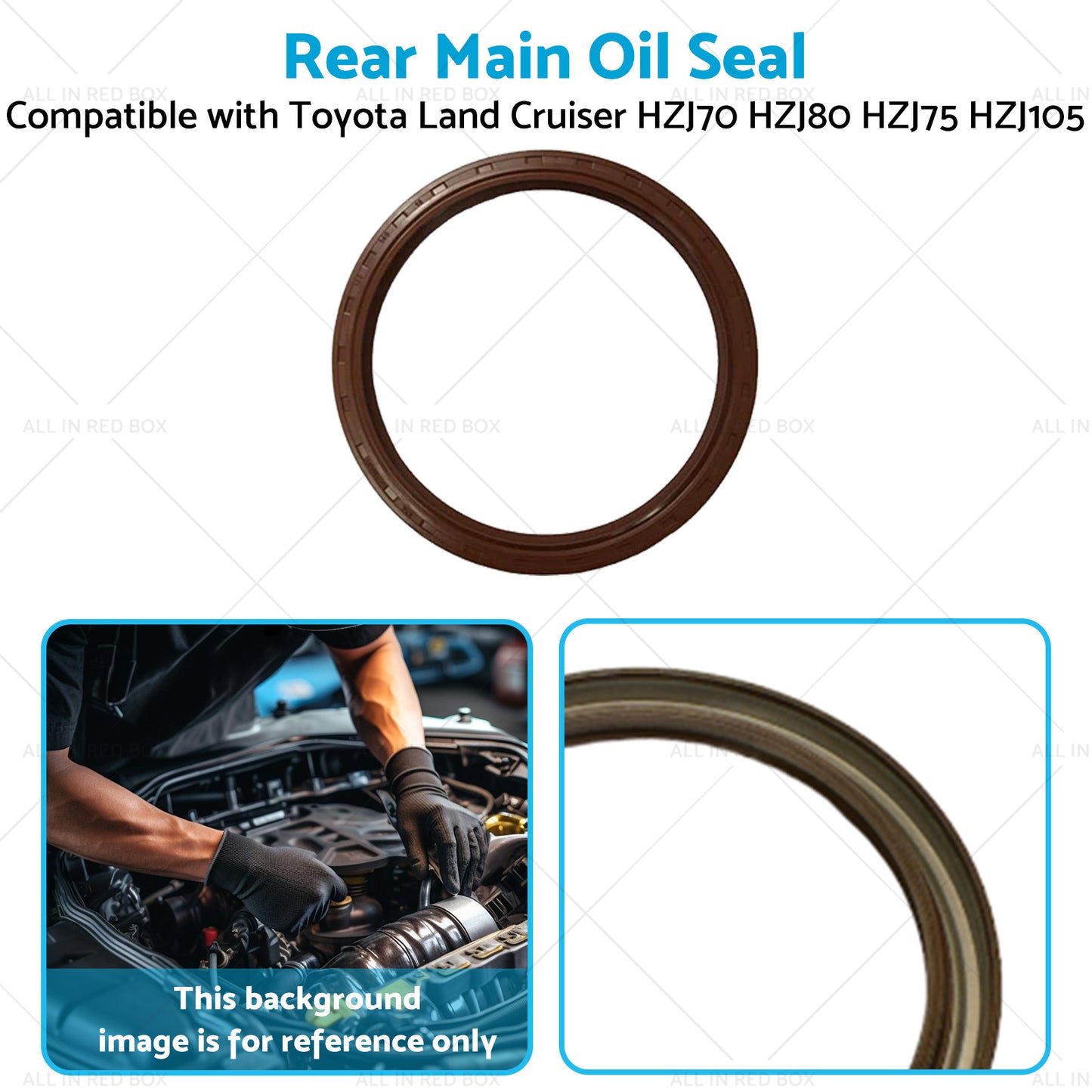 Rear Main Oil Seal Suitable for Toyota Land Cruiser HZJ105 HZJ70 HZJ80 HZJ75