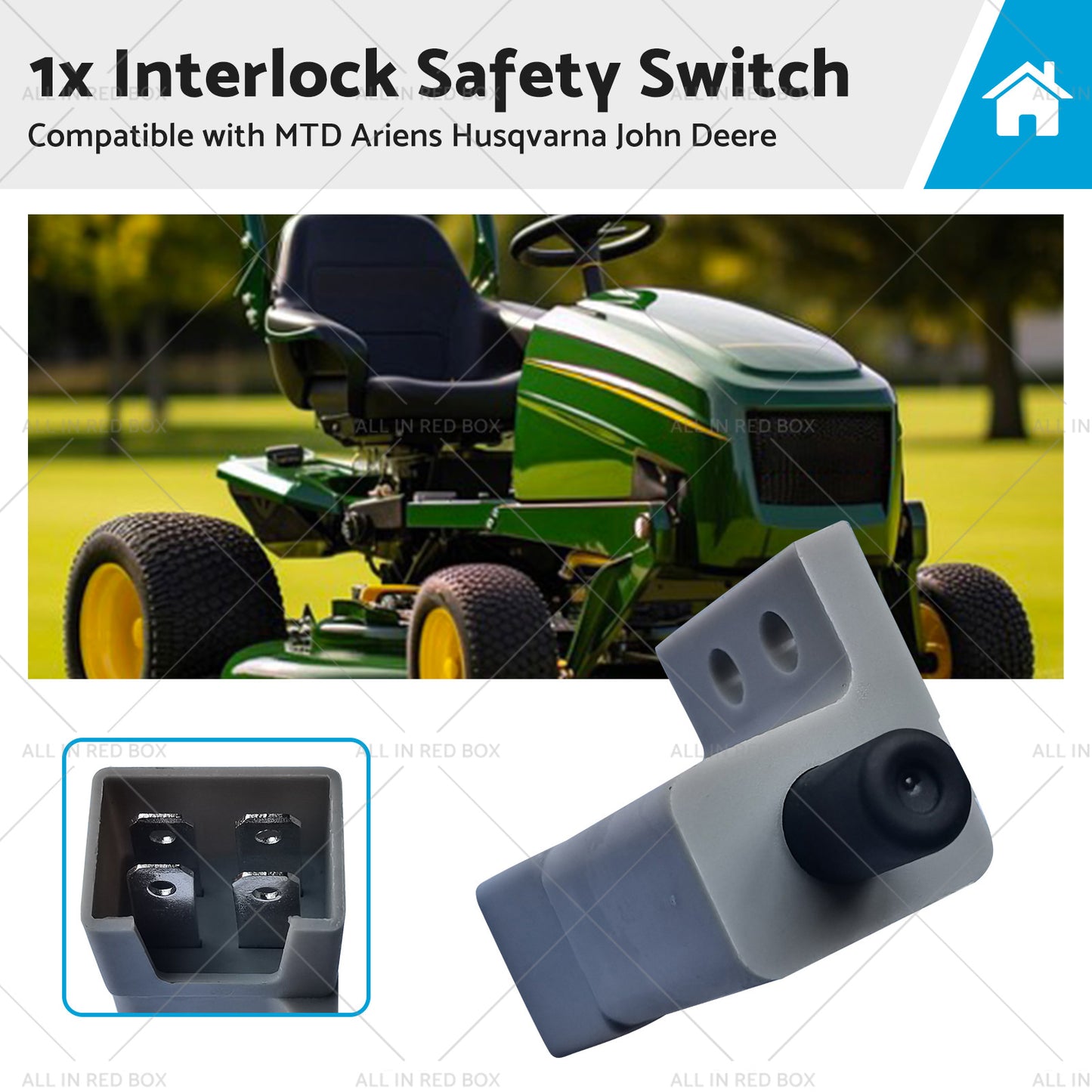 Interlock Safety Switch Suits for MTD Ariens Husqvarna John Deere Ride on Mowers