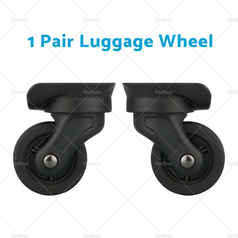 1/2 Pair Replacement Luggage Suitcase Spare Swivel Wheel 360° Spinner W193 Black