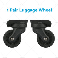 1/2 Pair Replacement Luggage Suitcase Spare Swivel Wheel 360° Spinner W193 Black