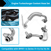 Engine Turbocharger Coolant Hose Set Suitable for BMW 1-5 Series X1 X3 X4 X5 X6