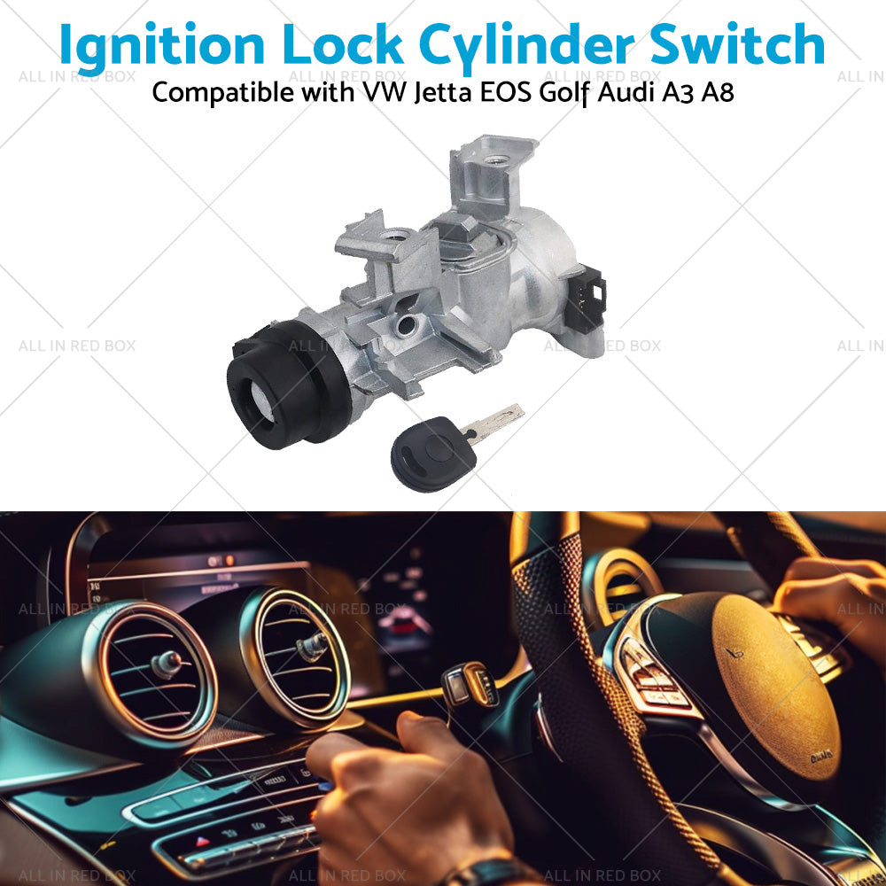 {{ Ignition Lock Cylinder Switch  and  Housing Assemby w  Key Suitable for VW Audi A3 }} - Buy Car Parts Online at {{ Kaka Auto Parts }}.