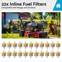 22x Inline Fuel Filters Suitable for Briggs and Stratton 691035 493629 16hp-24hp