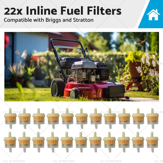 22x Inline Fuel Filters Suitable for Briggs and Stratton 691035 493629 16hp-24hp