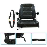 Tractor Seat Forklift Excavator Universal Suspension Backrest Truck Chair Adjust