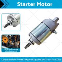 Starter Motor Suitable For Honda TRX300 TRX300FW 4WD FourTrax 1988-2000 RX250