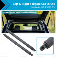 2x Left  and  Right Tailgate Gas Struts Spring Suitable for BMW E70 X5 SUV 2006-2013