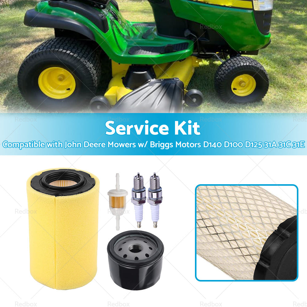 Service Kit Suitable For John Deere Mowers Briggs Motors D140 D100 D125 31A 31C