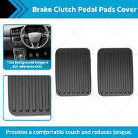 2x Brake Clutch Pedal Pads Cover Suitbale For Hyundai Accent Elantra Excel