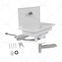 {{ Caravan RV Shower Box Kit External with Lock Exterior Camper Trailer Boat Marine }} - Buy Car Parts Online at {{ Kaka Auto Parts }}.