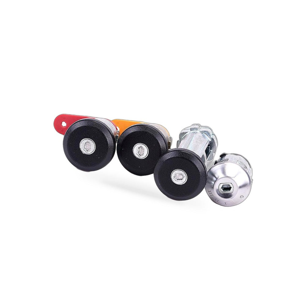 4 Piece Door Lock Cylinder Set Suitable for Ford Fiesta Fusion KA Courier - BD1