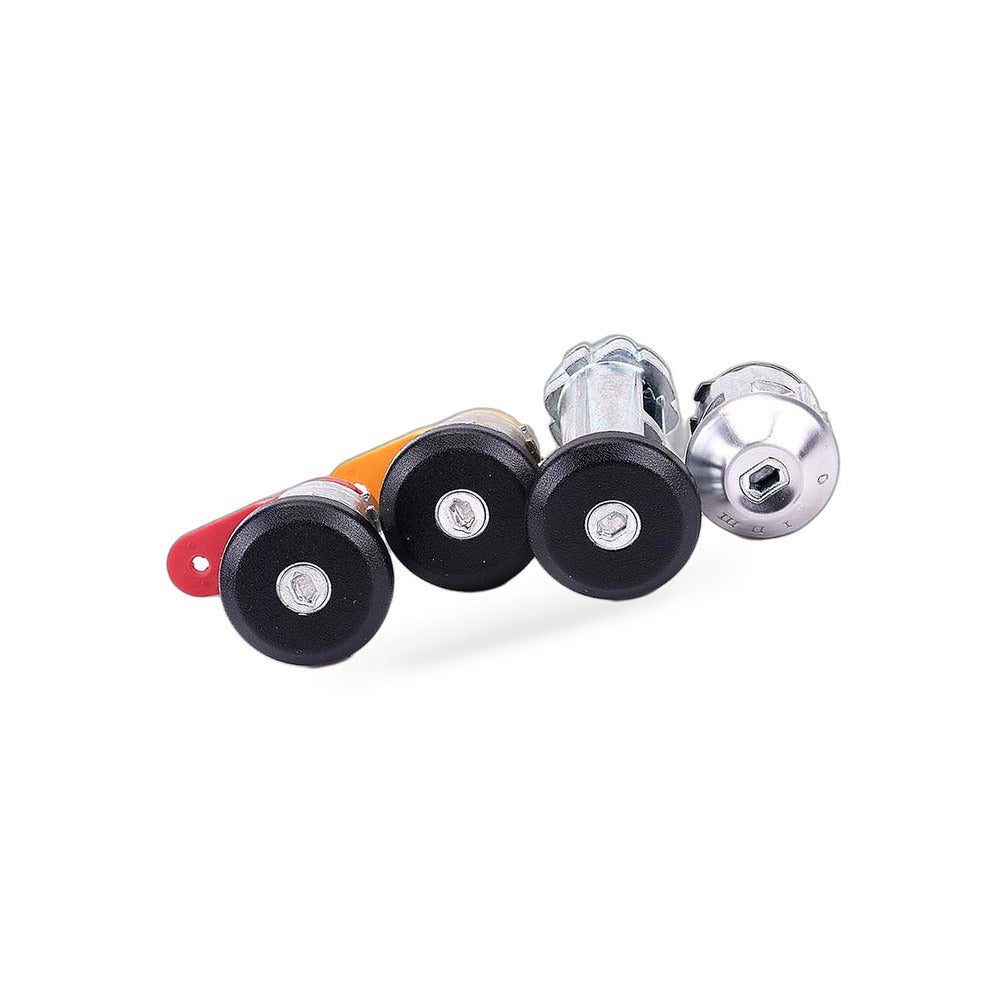 4 Piece Door Lock Cylinder Set Suitable for Ford Fiesta Fusion KA Courier - BD2