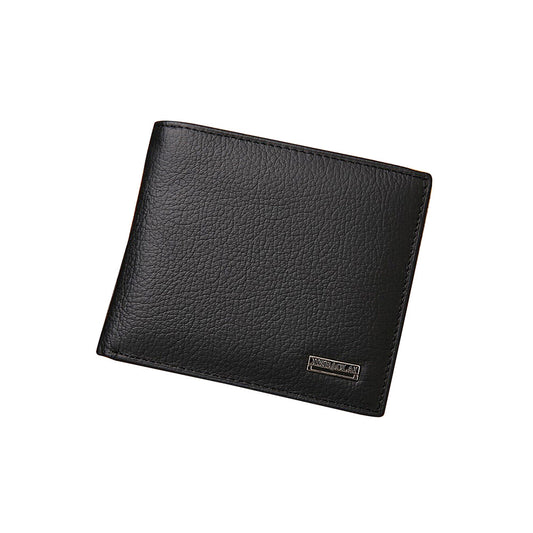Men’s Leather Wallet Cowhide Coin Purse With Multiple Card Slots