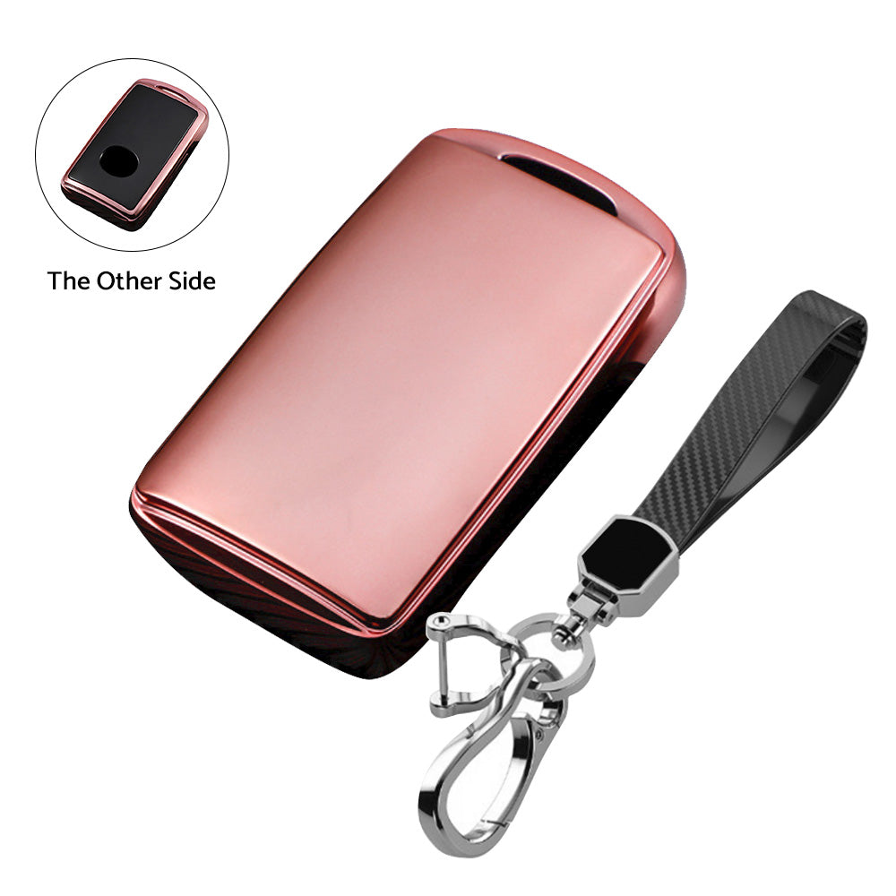 Remote Car Key Fob Cover Case Shell Keychain Suitable For Mazda 3/6/CX-5, CX-30, CX-9