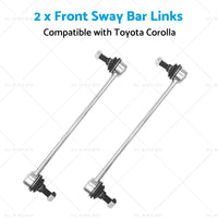 Pair Front Sway Bar Links Suitable for Toyota Corolla ZZE122R 1. 8i 2001-2007