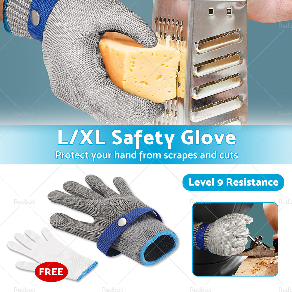 Safety Stainless Steel Cut Proof Stab Resistant Wire Metal Mesh Butcher Gloves