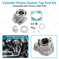 Cylinder Piston Gasket Top End Kit Suitable for Yamaha YZ85 02-18 YZ80 93-01