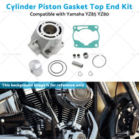 Cylinder Piston Gasket Top End Kit Suitable for Yamaha YZ85 02-18 YZ80 93-01