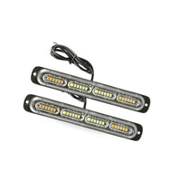 2x 48LED Amber Recovery Strobe Flashing Grille Lightbar Lamp Suitable for Truck