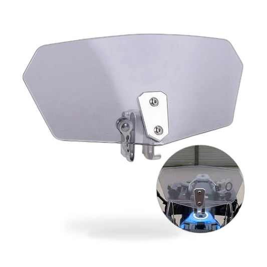 Motorcycle Windshield Clip-On Extension Spoiler Wind Deflector Suitable for All