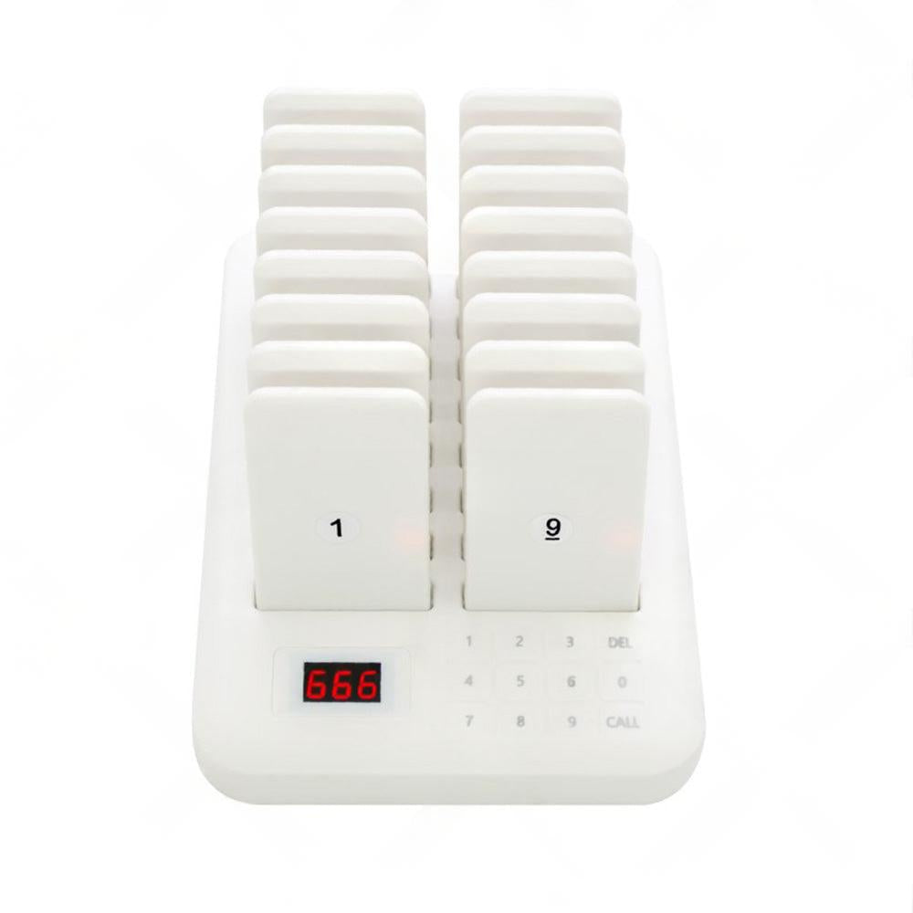 16-Channel Wireless Restaurant Pager System Suitable For Guest Calling & Queuing ¡§C AU