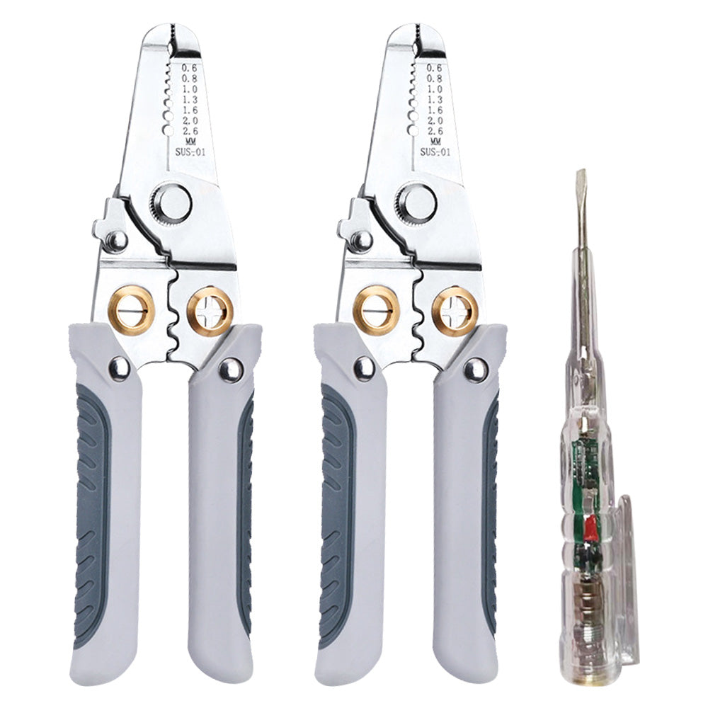 Wire Stripper Pliers Multifunctional Electric Cable Stripper Crimper Cutter Tool