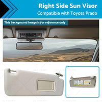 74310-35A91-E1 Right Side Sun Visor Suitable for Toyota Prado 10-23