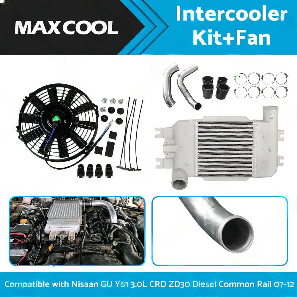 Intercooler Kit Fan Suitable For Nissan GU Y61 3.0L CRD ZD30 Diesel Common Rail 2007-2012