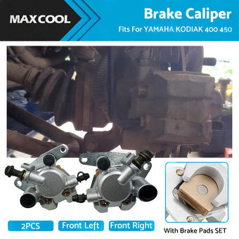 compare product Front LeftRight BRAKE CALIPER with Brake Pads Set Fit For YAMAHA KODIAK 400 450
