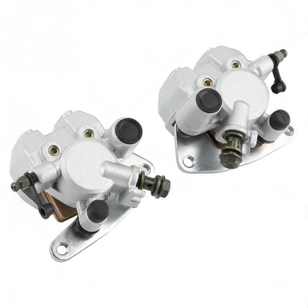 Front LeftRight BRAKE CALIPER with Brake Pads Set Fit For YAMAHA KODIAK 400 450