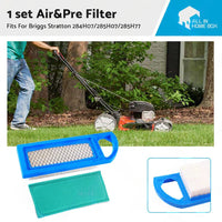 Air  and  Pre Filter for 14-19. 5HP Briggs I or C and Intek Motors 698083 697634 697014