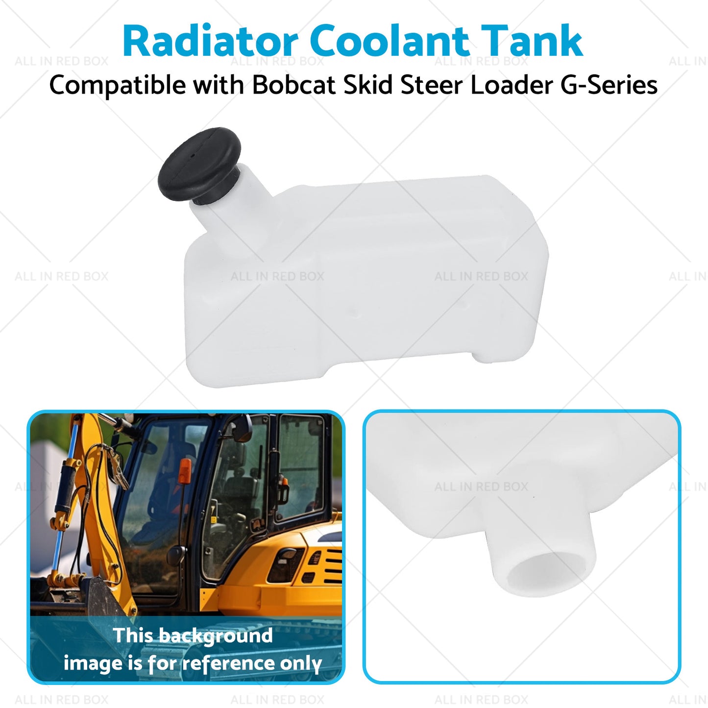 Radiator Water Coolant Reservoir Tank Suitablefor Bobcat 653 742 743 751 6576660