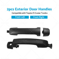 2x Black Exterior Door Handle 69210-0C010 Suitable for Toyota FJ CRUISER AU