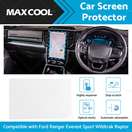 Tempered Glass Screen Protector 12inch Suitable for Ford Ranger Everest Wildtrak