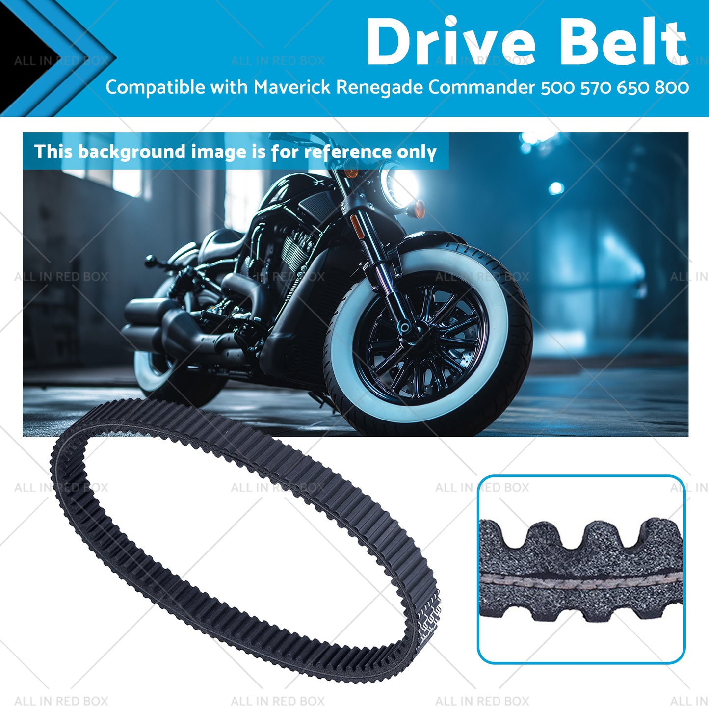 422280364 Drive Belt Suitable for Maverick Renegade Commander 500 570 650 800